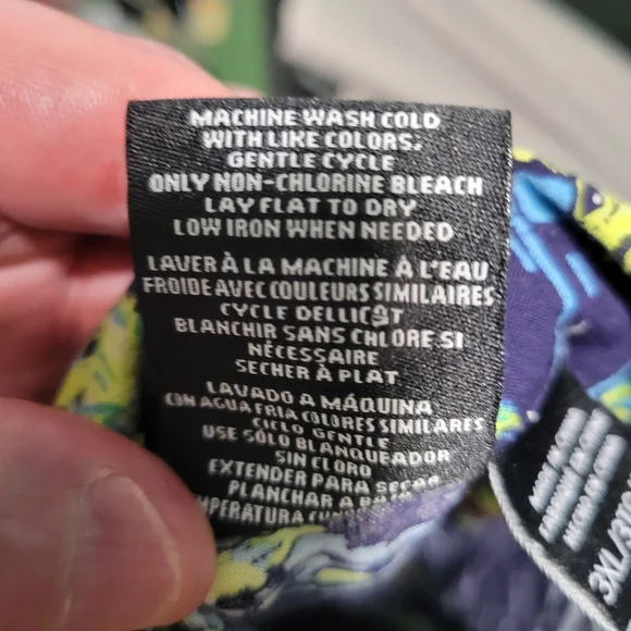 Star Wars Mandalorian Baby Yoda Grogu Button-Down Collared Shirt XXXL - Picture 3 of 7